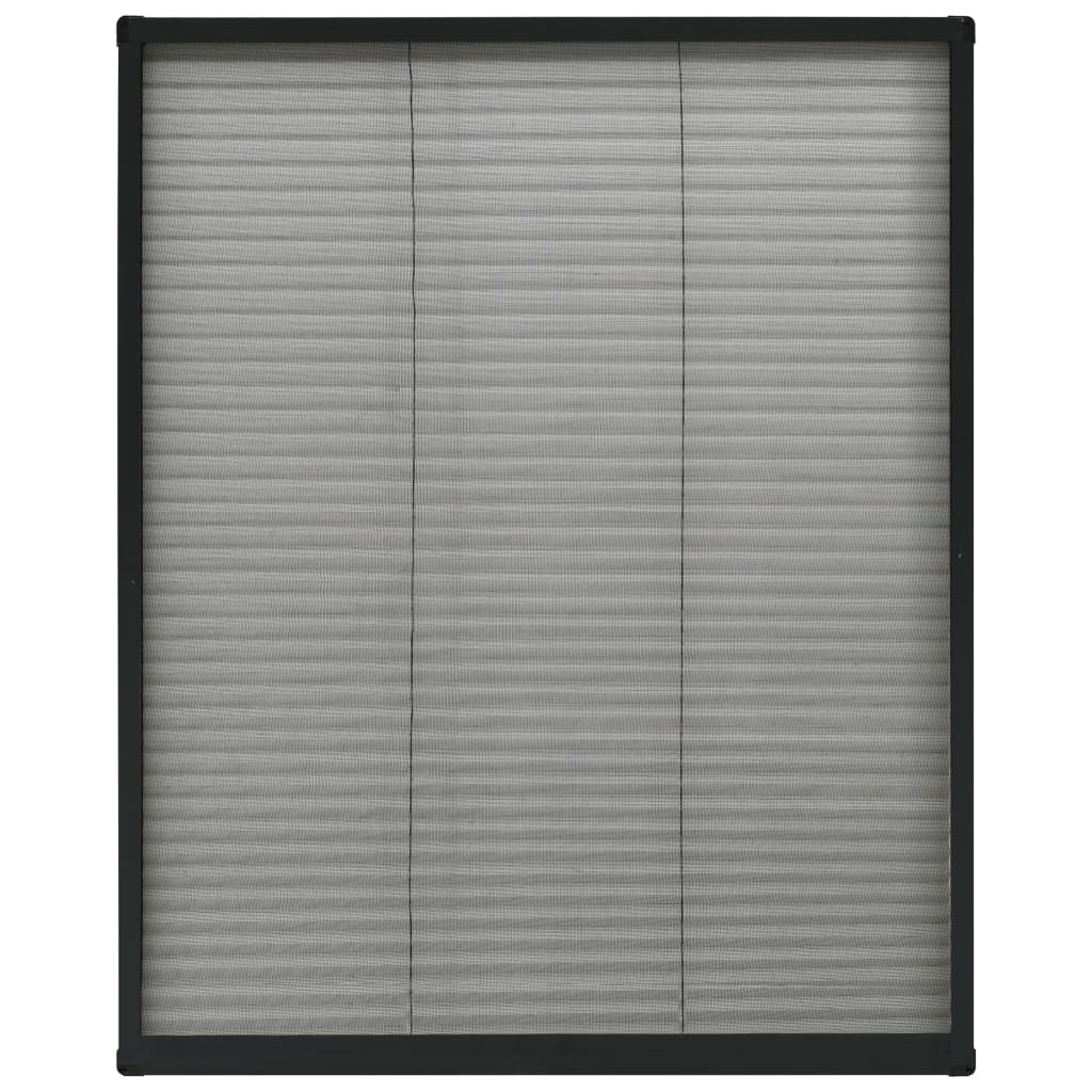 vidaXL Ecran insecte pentru ferestre, antracit, 80x100 cm, aluminiu vidaXL Ecran insecte pentru ferestre, antracit, 80x100 cm, aluminiu