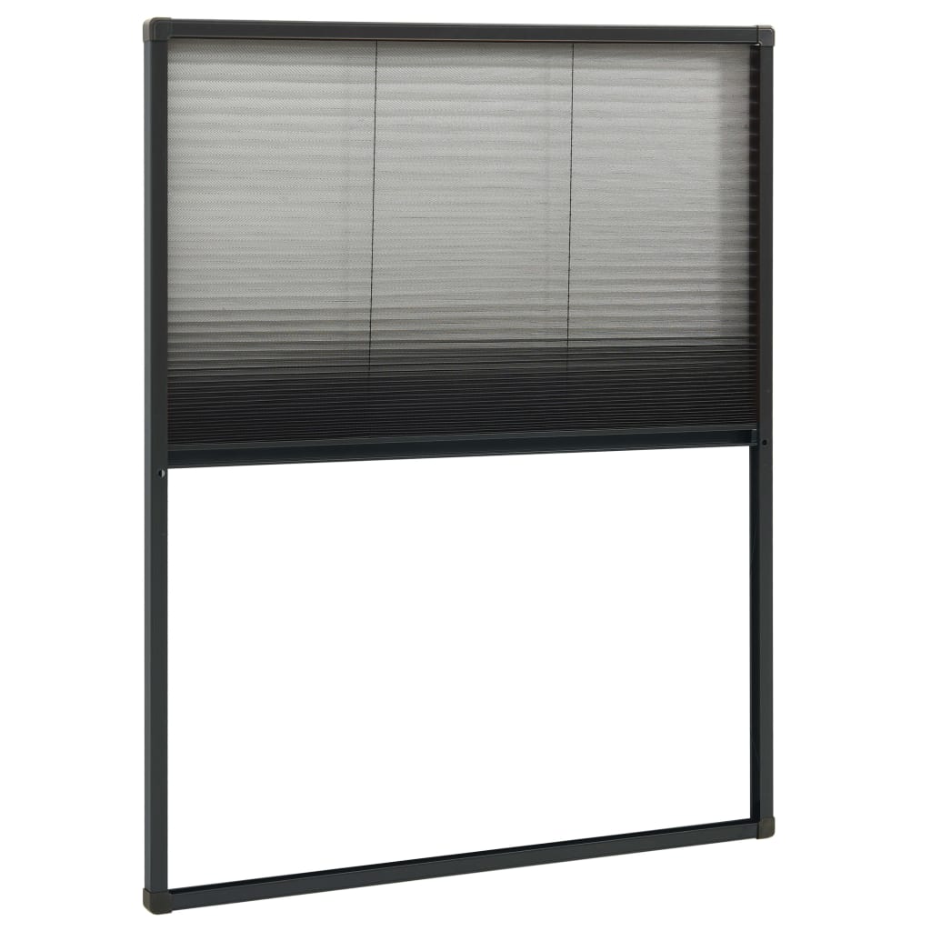 vidaXL Ecran insecte pentru ferestre, antracit, 80x100 cm, aluminiu vidaXL Ecran insecte pentru ferestre, antracit, 80x100 cm, aluminiu