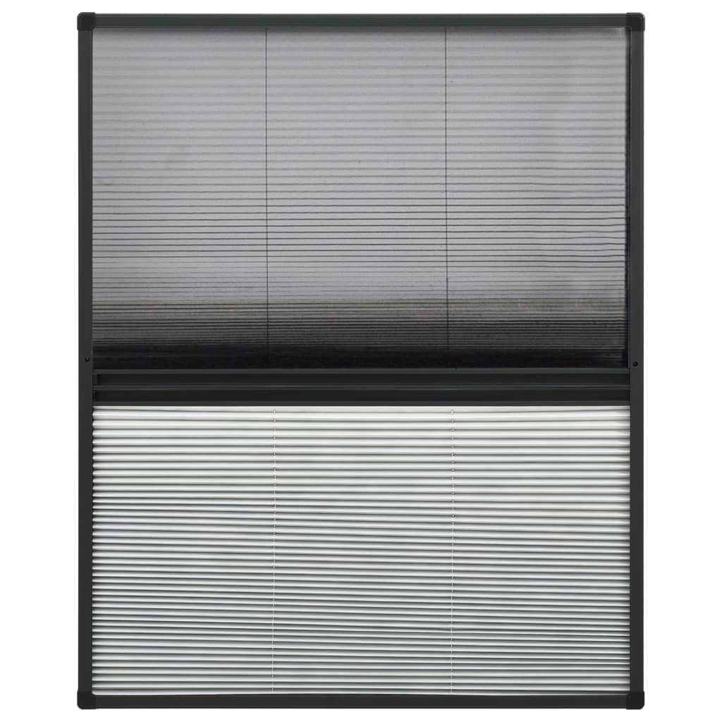 vidaXL Plasă insecte pentru ferestre, 80x100 cm, aluminiu, cu umbrar vidaXL Plasă insecte pentru ferestre, 80x100 cm, aluminiu, cu umbrar