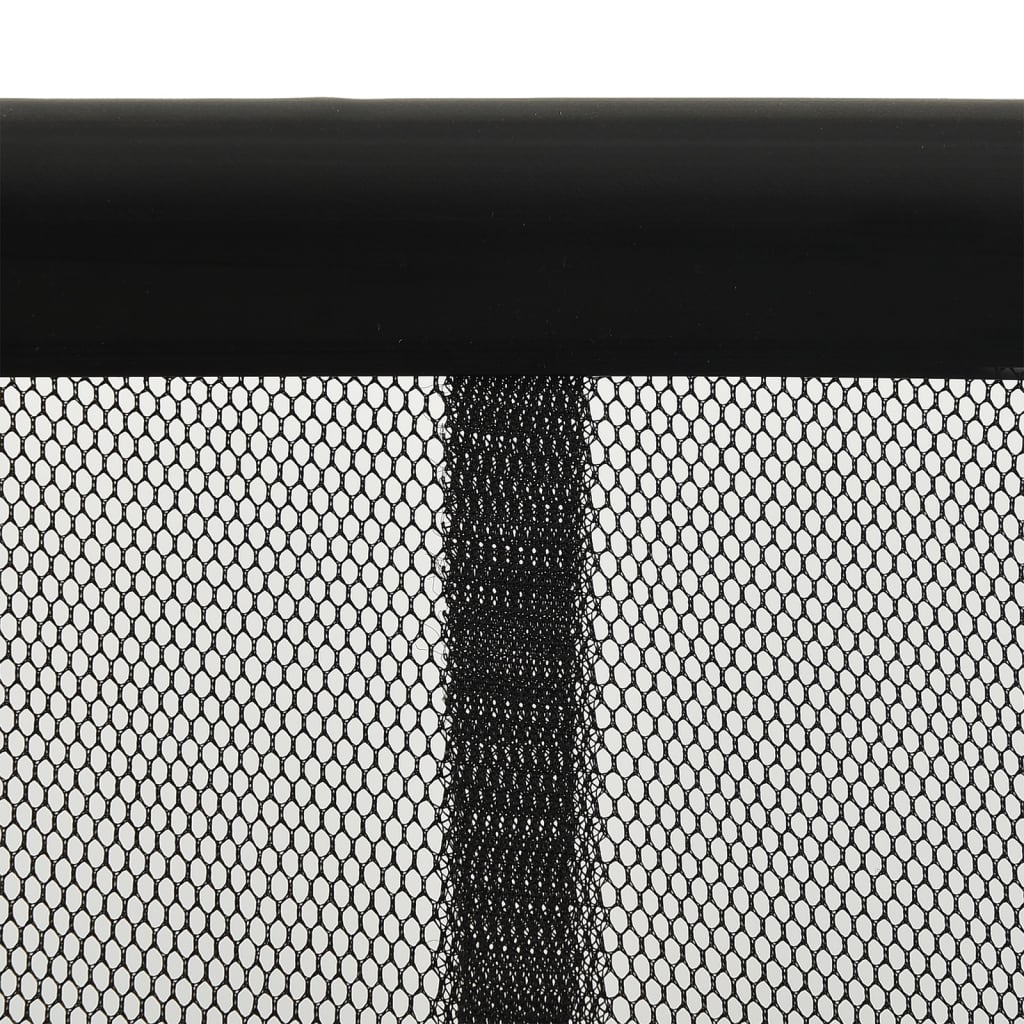 vidaXL Perdea pentru insecte cu 10 buc. de plasă, negru, 240x240 cm vidaXL Perdea pentru insecte cu 10 buc. de plasă, negru, 240x240 cm