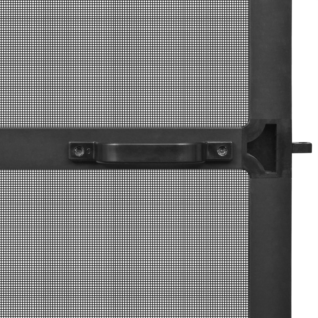 vidaXL Plasă insecte cu balamale pentru uși, antracit, 120 x 240 cm vidaXL Plasă insecte cu balamale pentru uși, antracit, 120 x 240 cm