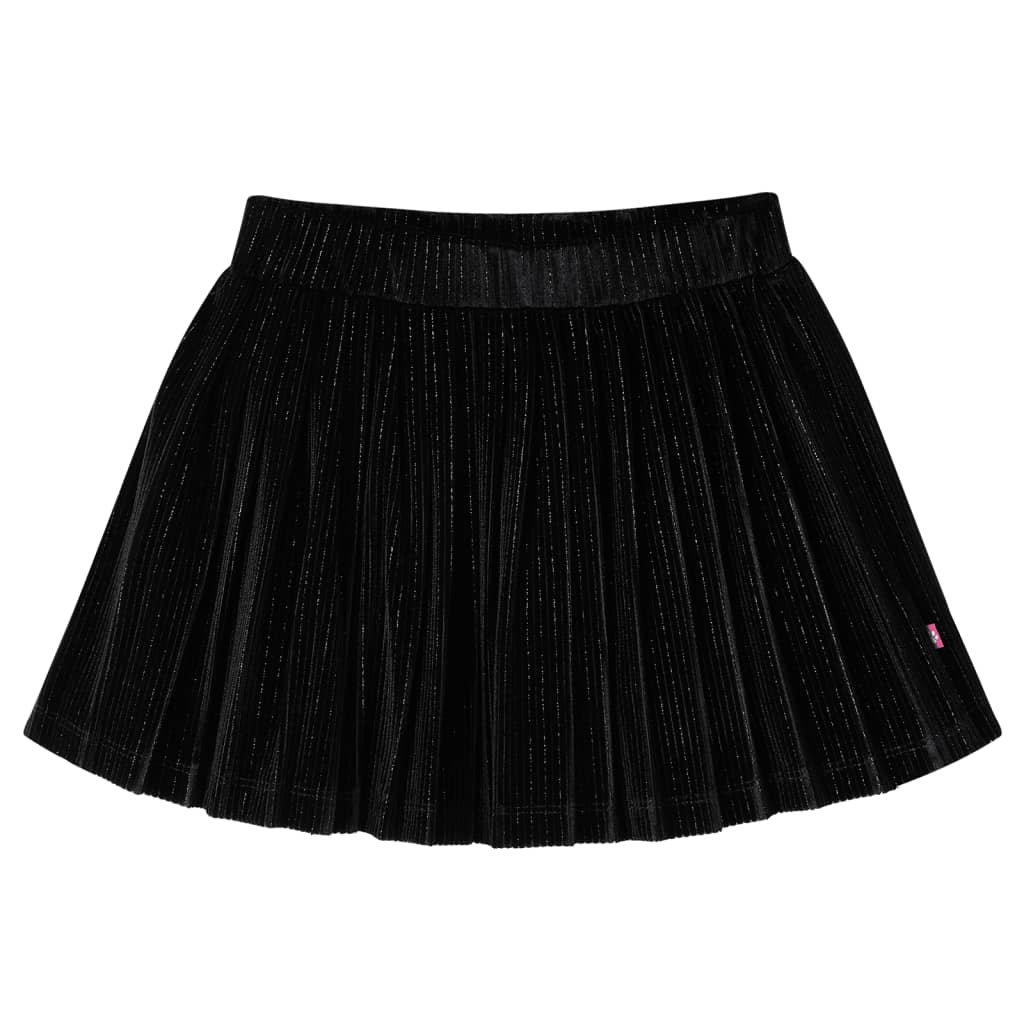 Fusta plisată pentru copii cu lurex, negru, 92 Fusta plisată pentru copii cu lurex, negru, 92