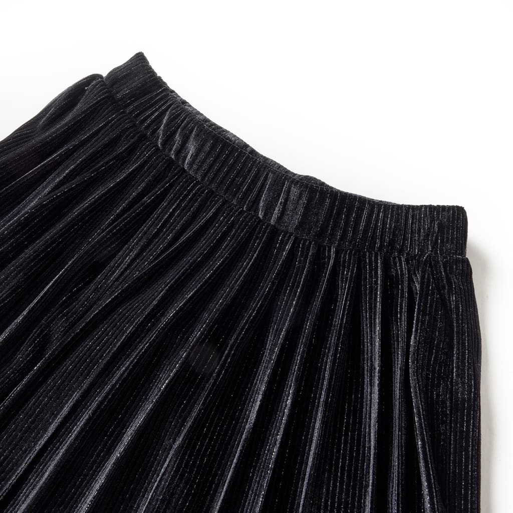 Fusta plisată pentru copii cu lurex, negru, 104 Fusta plisată pentru copii cu lurex, negru, 104