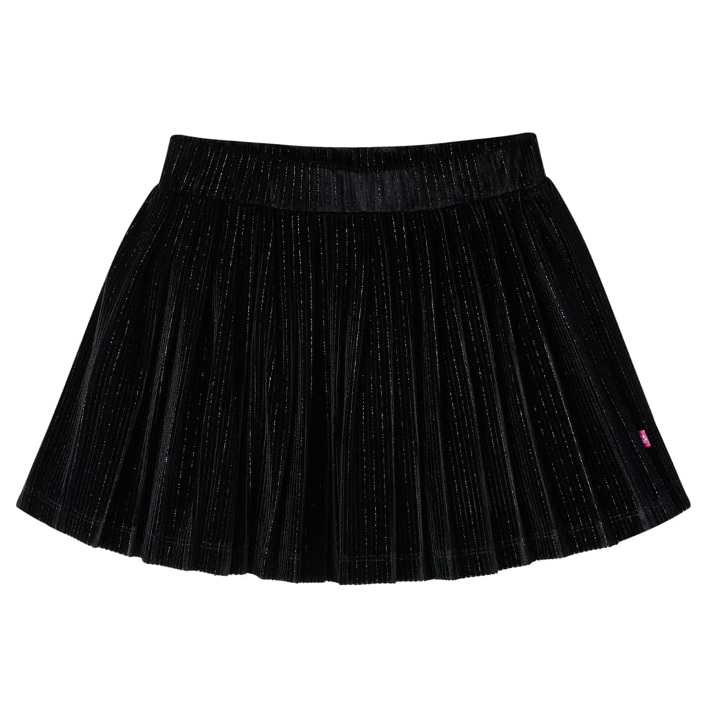Fusta plisată pentru copii cu lurex, negru, 128 Fusta plisată pentru copii cu lurex, negru, 128