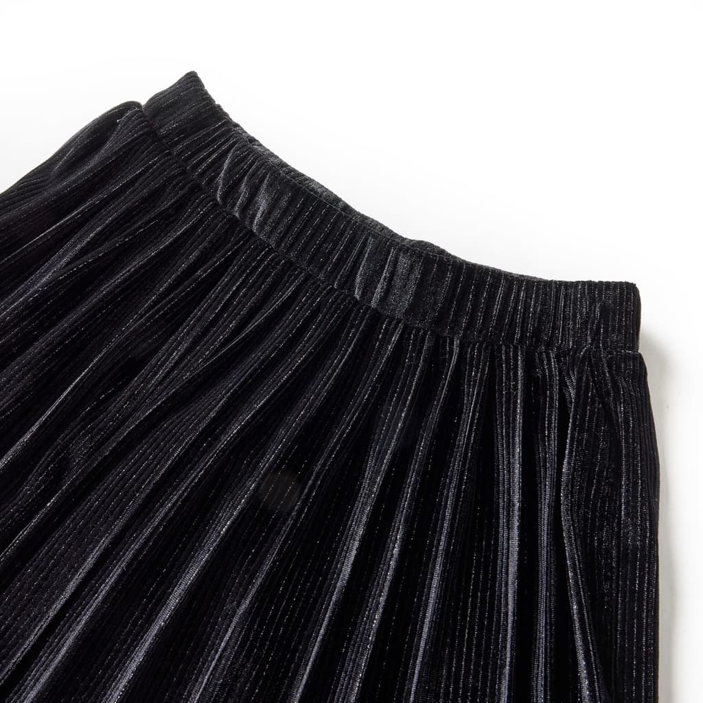Fusta plisată pentru copii cu lurex, negru, 140 Fusta plisată pentru copii cu lurex, negru, 140