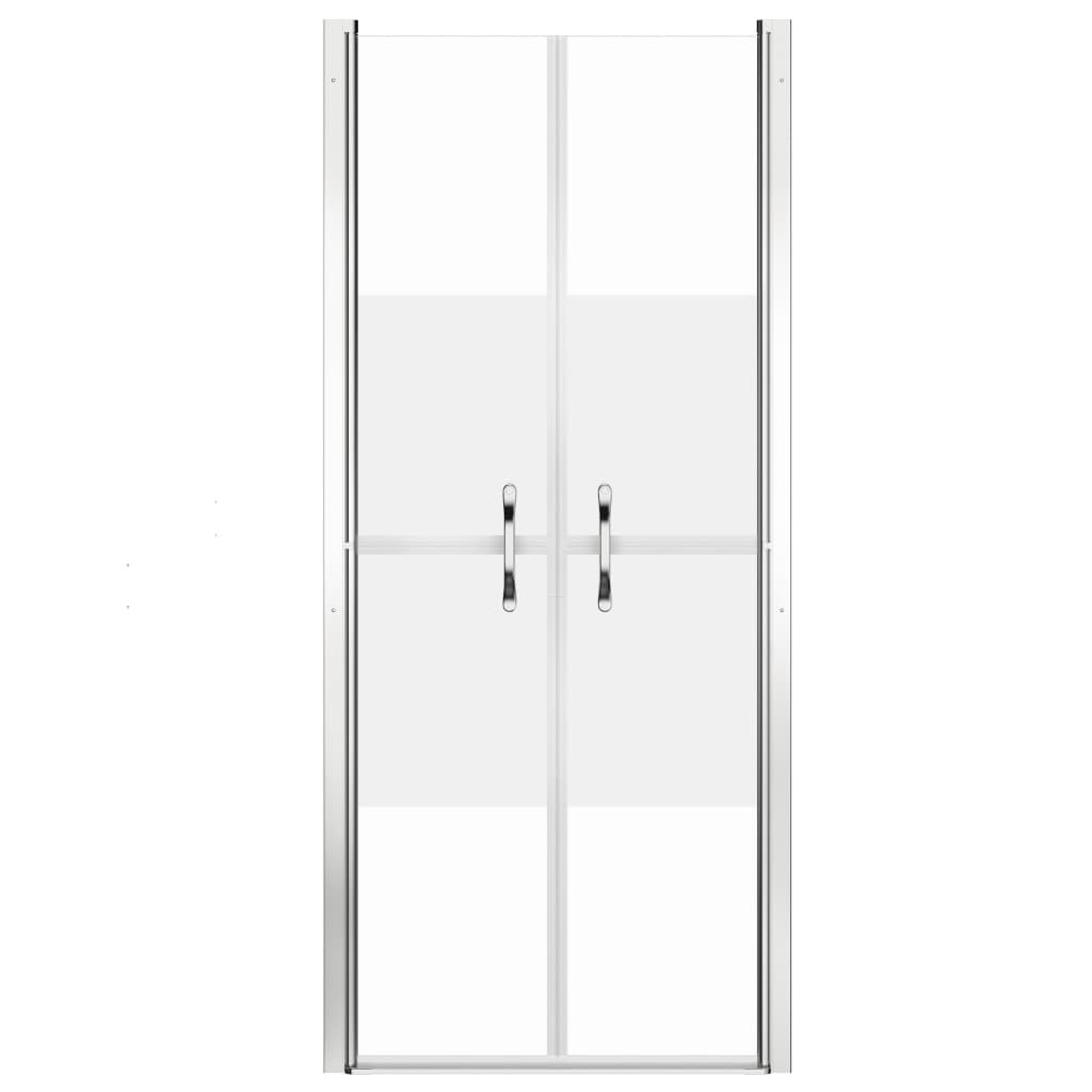 vidaXL Ușă cabină de duș, jumătate mat, 71 x 190 cm, ESG vidaXL Ușă cabină de duș, jumătate mat, 71 x 190 cm, ESG