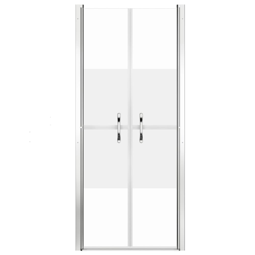 vidaXL Ușă cabină de duș, jumătate mat, 91 x 190 cm, ESG vidaXL Ușă cabină de duș, jumătate mat, 91 x 190 cm, ESG