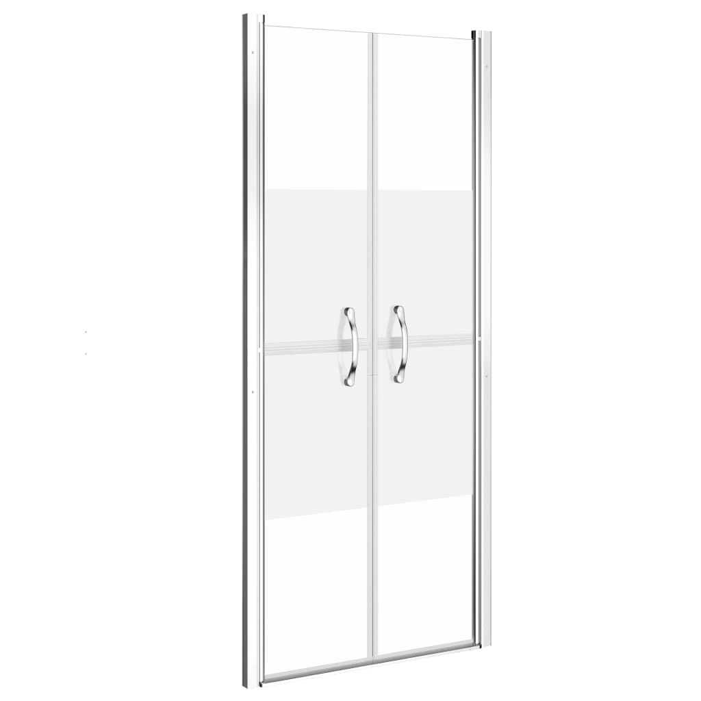 vidaXL Ușă cabină de duș, jumătate mat, 101 x 190 cm, ESG vidaXL Ușă cabină de duș, jumătate mat, 101 x 190 cm, ESG