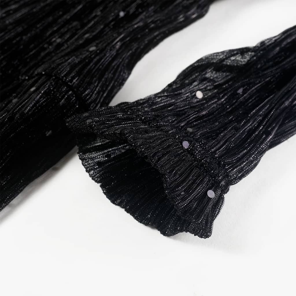 Rochie pentru copii cu mâneci lungi, negru, 92 Rochie pentru copii cu mâneci lungi, negru, 92