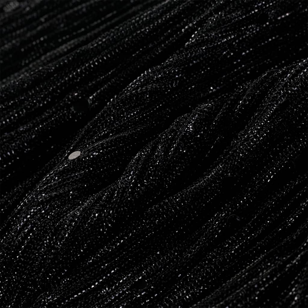 Rochie pentru copii cu mâneci lungi, negru, 104