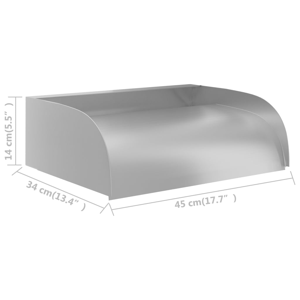 vidaXL Cascadă, 45 x 34 x 14 cm, oțel inoxidabil 304 vidaXL Cascadă, 45 x 34 x 14 cm, oțel inoxidabil 304