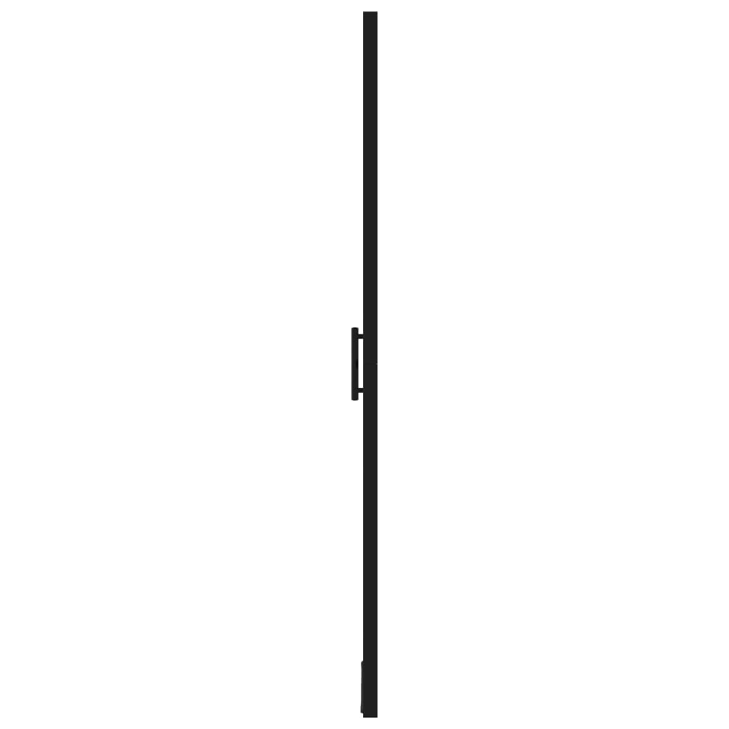 vidaXL Ușă de duș, negru, 81 x 195 cm, sticlă securizată
