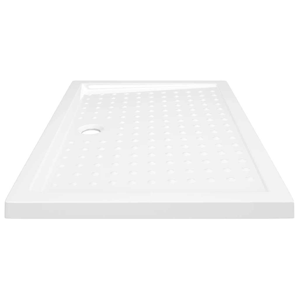 vidaXL Cădiță de duș cu puncte, alb, 70x100x4 cm, ABS vidaXL Cădiță de duș cu puncte, alb, 70x100x4 cm, ABS