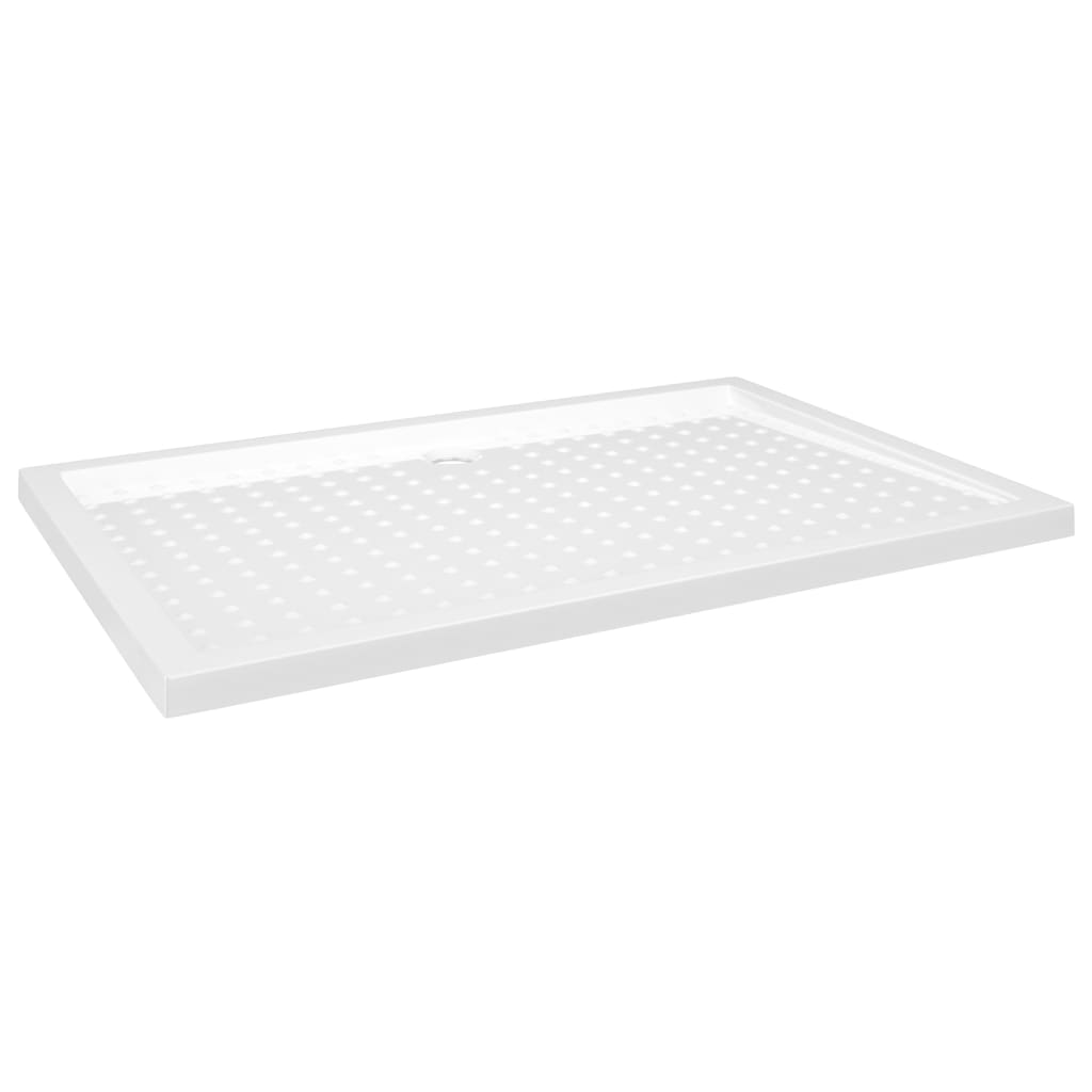 vidaXL Cădiță de duș cu puncte, alb, 80x120x4 cm, ABS vidaXL Cădiță de duș cu puncte, alb, 80x120x4 cm, ABS