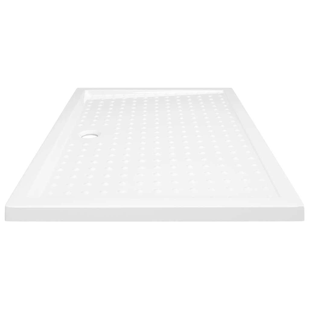 vidaXL Cădiță de duș cu puncte, alb, 80x120x4 cm, ABS vidaXL Cădiță de duș cu puncte, alb, 80x120x4 cm, ABS