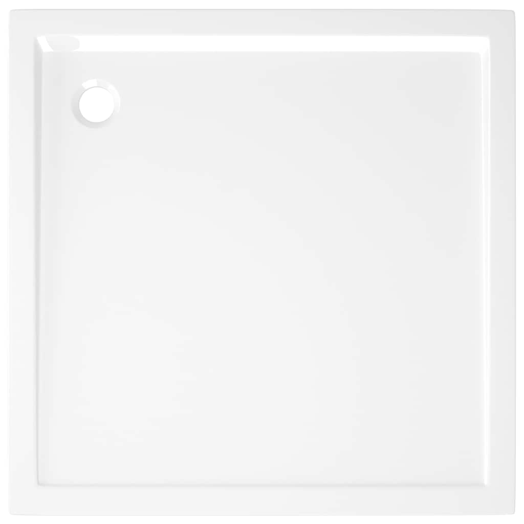 vidaXL Cădiță de duș pătrată din ABS, alb, 80x80 cm vidaXL Cădiță de duș pătrată din ABS, alb, 80x80 cm