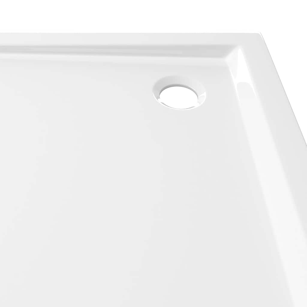 vidaXL Cădiță de duș pătrată din ABS, alb, 80x80 cm vidaXL Cădiță de duș pătrată din ABS, alb, 80x80 cm