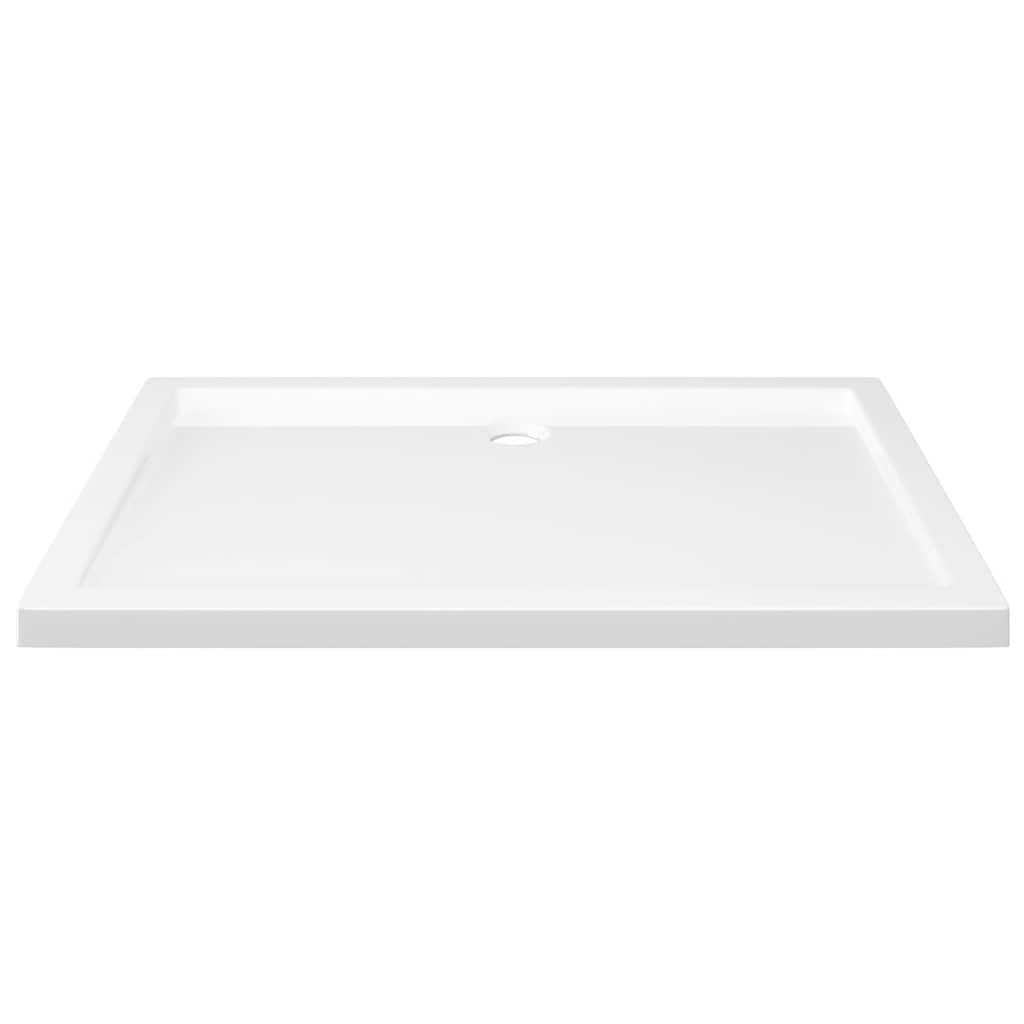 vidaXL Cădiță de duș dreptunghiulară din ABS, alb, 80x110 cm vidaXL Cădiță de duș dreptunghiulară din ABS, alb, 80x110 cm