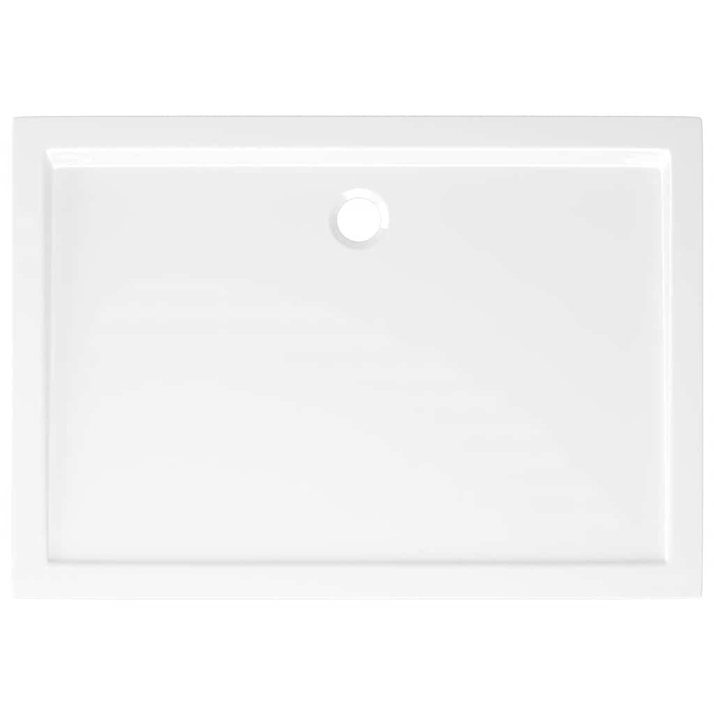 vidaXL Cădiță de duș dreptunghiulară din ABS, alb, 80x110 cm vidaXL Cădiță de duș dreptunghiulară din ABS, alb, 80x110 cm