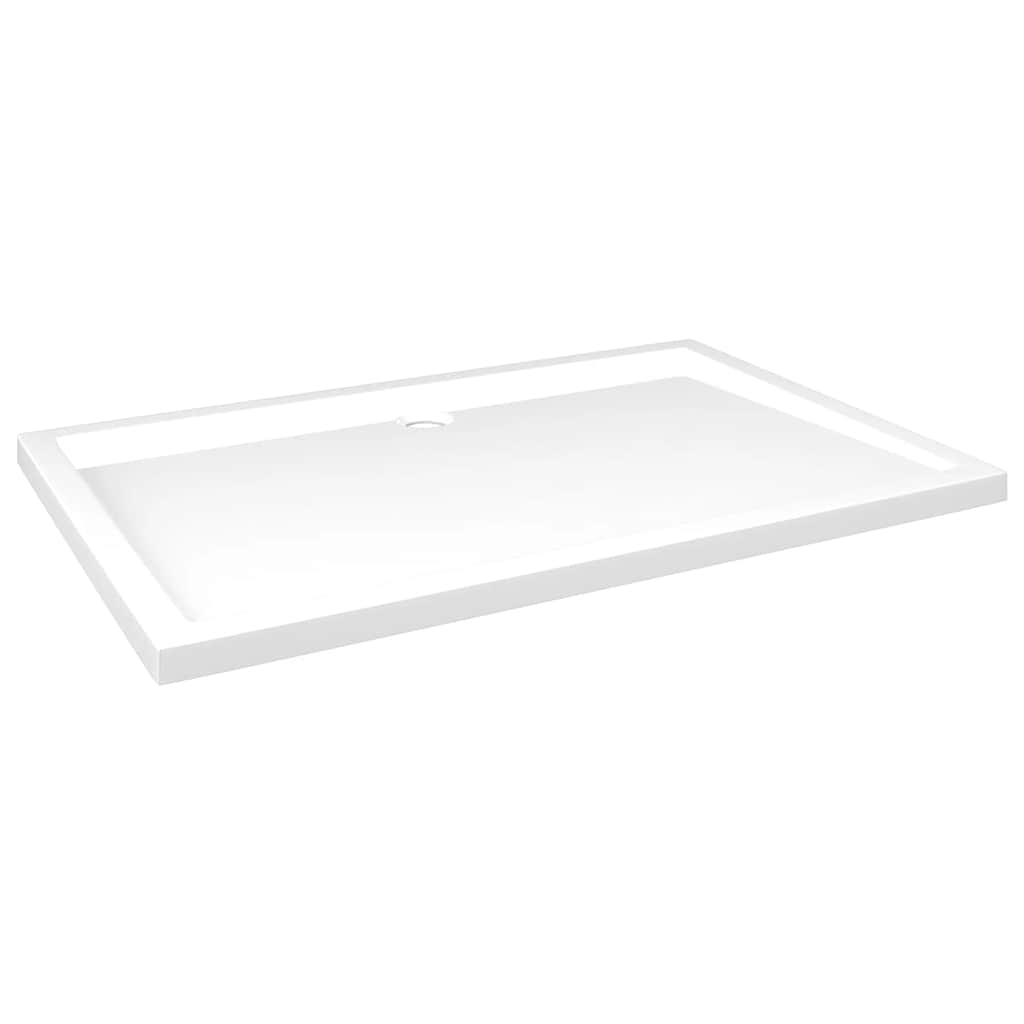 vidaXL Cădiță de duș dreptunghiulară din ABS, alb, 80x120 cm vidaXL Cădiță de duș dreptunghiulară din ABS, alb, 80x120 cm
