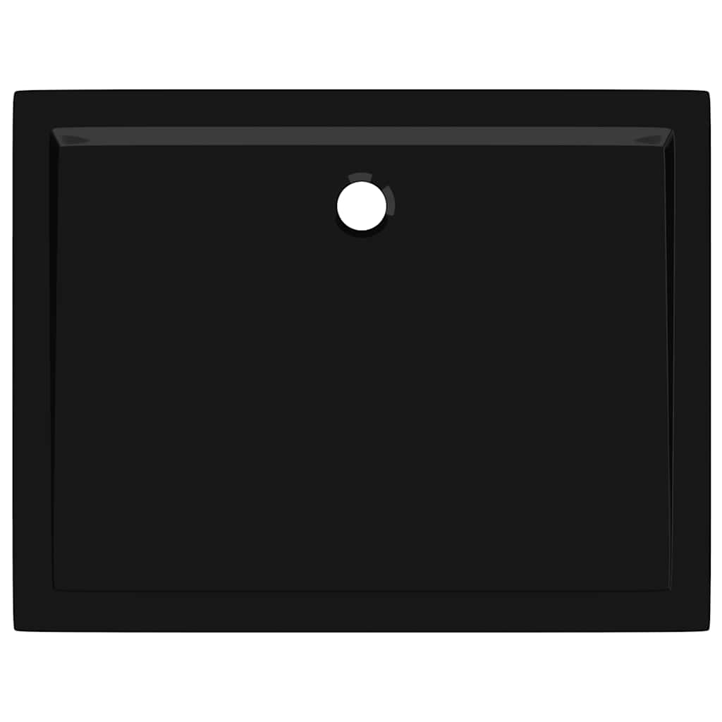 vidaXL Cădiță de duș dreptunghiulară din ABS, negru, 80x100 cm vidaXL Cădiță de duș dreptunghiulară din ABS, negru, 80x100 cm