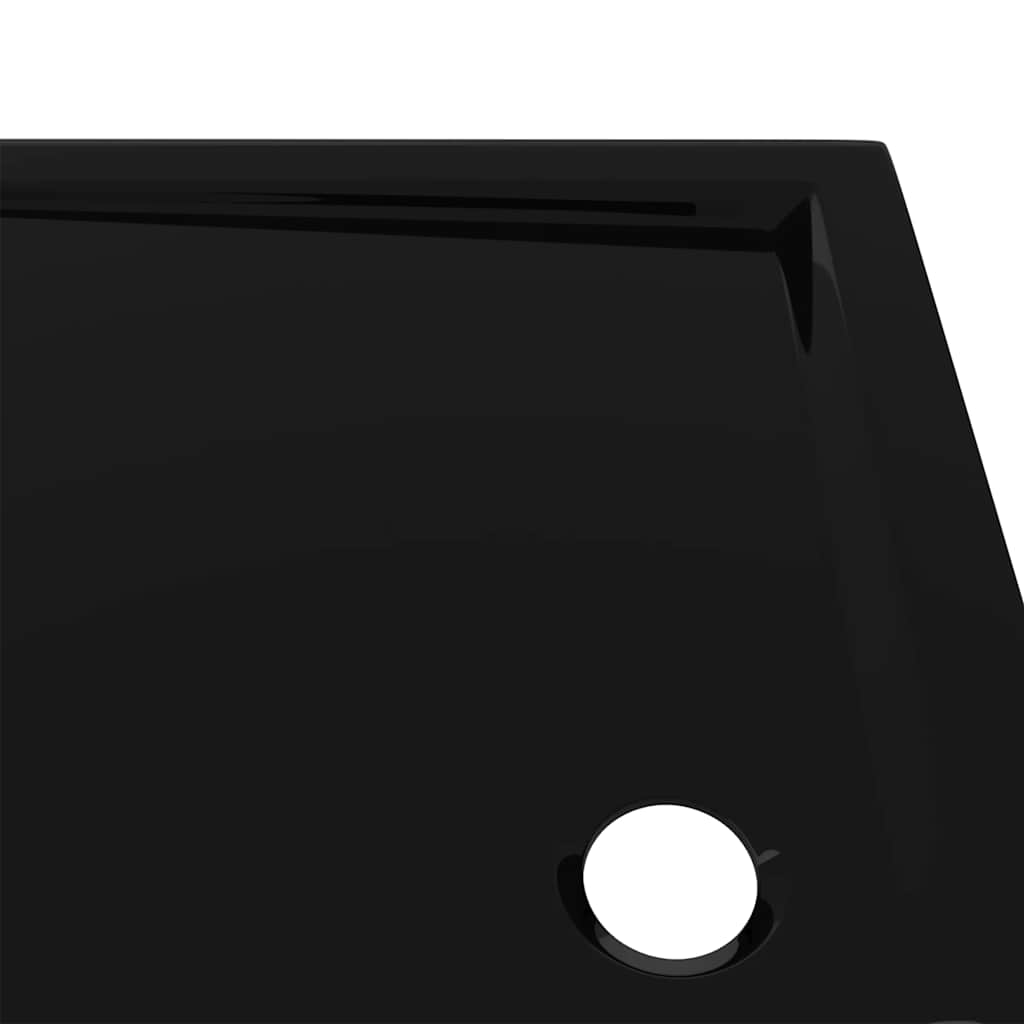 vidaXL Cădiță de duș dreptunghiulară din ABS, negru, 80x100 cm vidaXL Cădiță de duș dreptunghiulară din ABS, negru, 80x100 cm