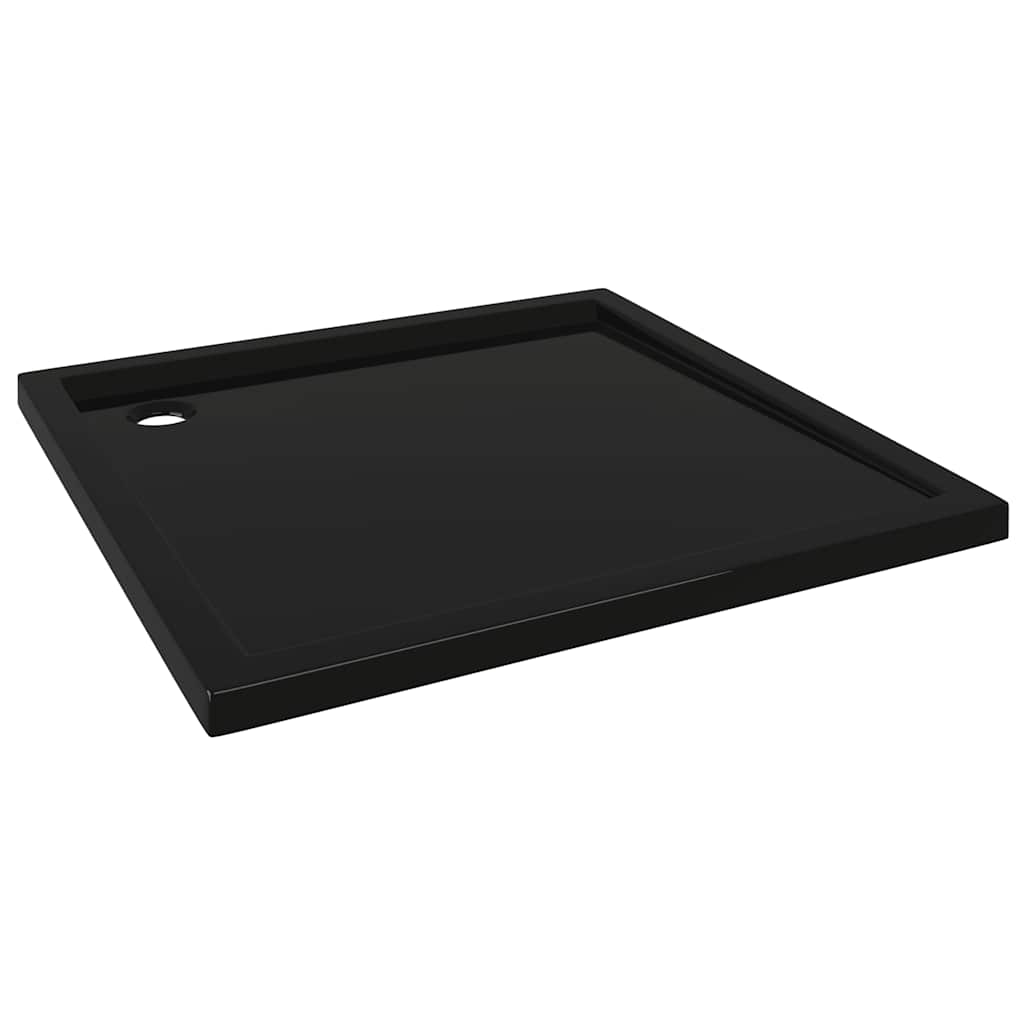 vidaXL Cădiță de duș pătrată din ABS, negru, 90x90 cm vidaXL Cădiță de duș pătrată din ABS, negru, 90x90 cm