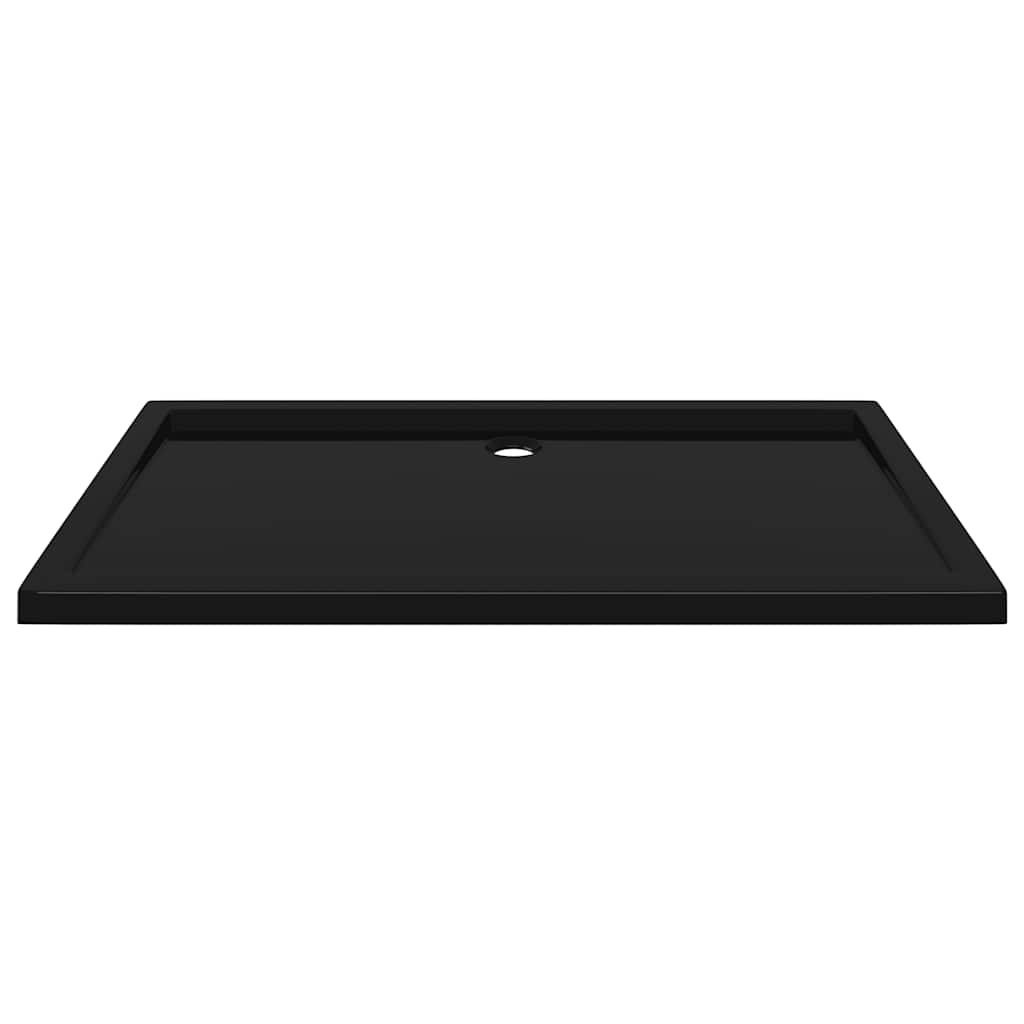 vidaXL Cădiță de duș dreptunghiulară din ABS, neagră, 70x120 cm vidaXL Cădiță de duș dreptunghiulară din ABS, neagră, 70x120 cm