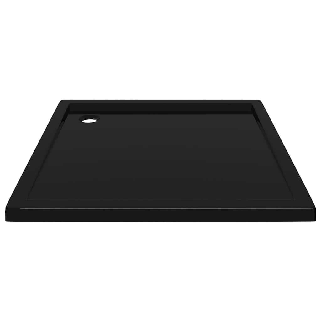 vidaXL Cădiță de duș pătrată, negru, 80x80 cm, ABS vidaXL Cădiță de duș pătrată, negru, 80x80 cm, ABS