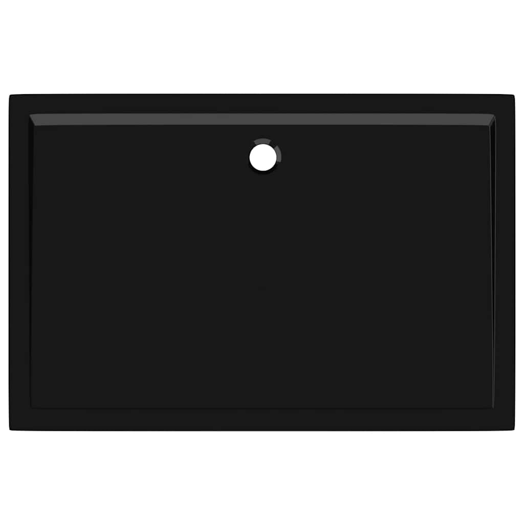 vidaXL Cădiță de duș dreptunghiulară din ABS, negru, 80x120 cm vidaXL Cădiță de duș dreptunghiulară din ABS, negru, 80x120 cm