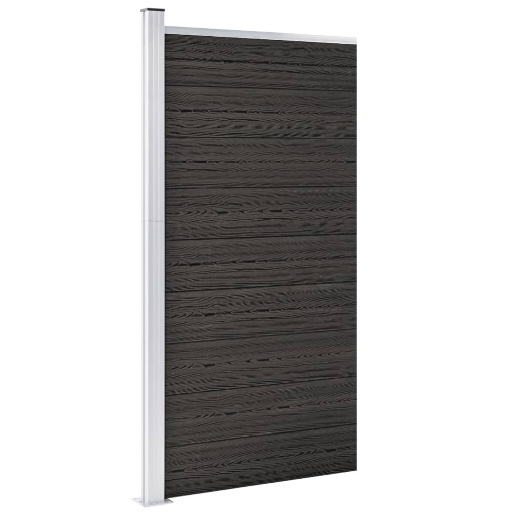 vidaXL Panou de gard, gri, 95x186 cm, WPC vidaXL Panou de gard, gri, 95x186 cm, WPC