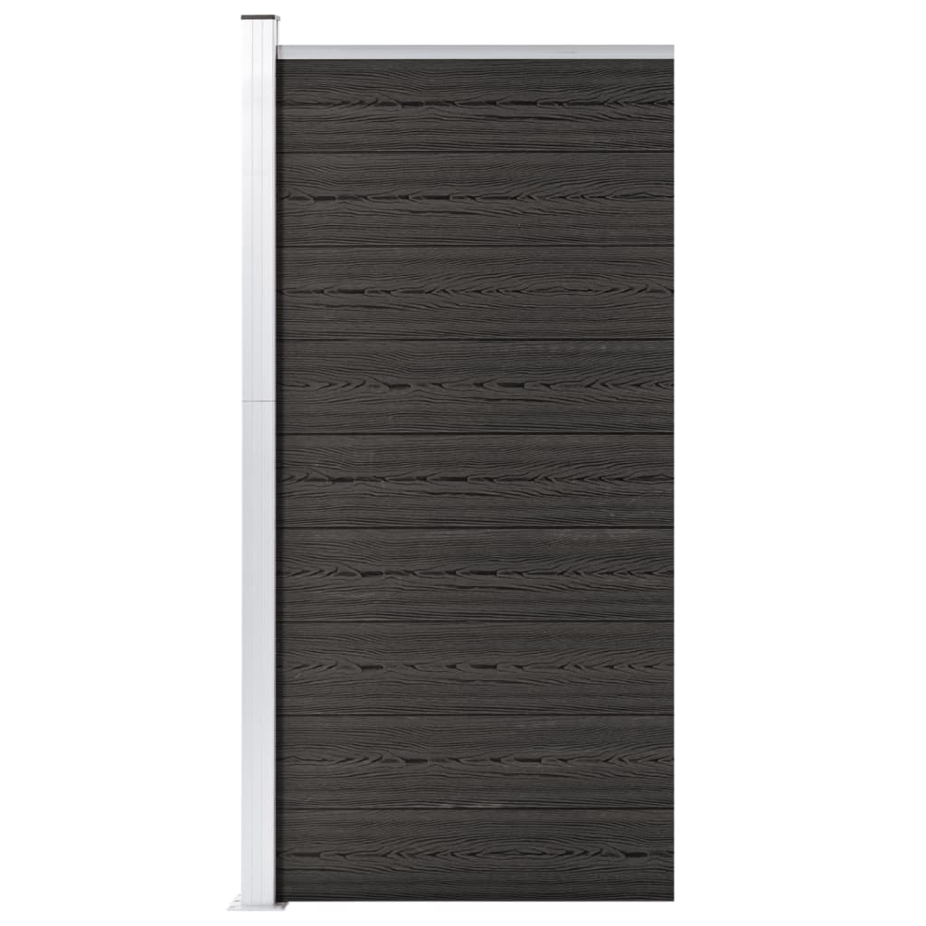 vidaXL Panou de gard, gri, 95x186 cm, WPC vidaXL Panou de gard, gri, 95x186 cm, WPC