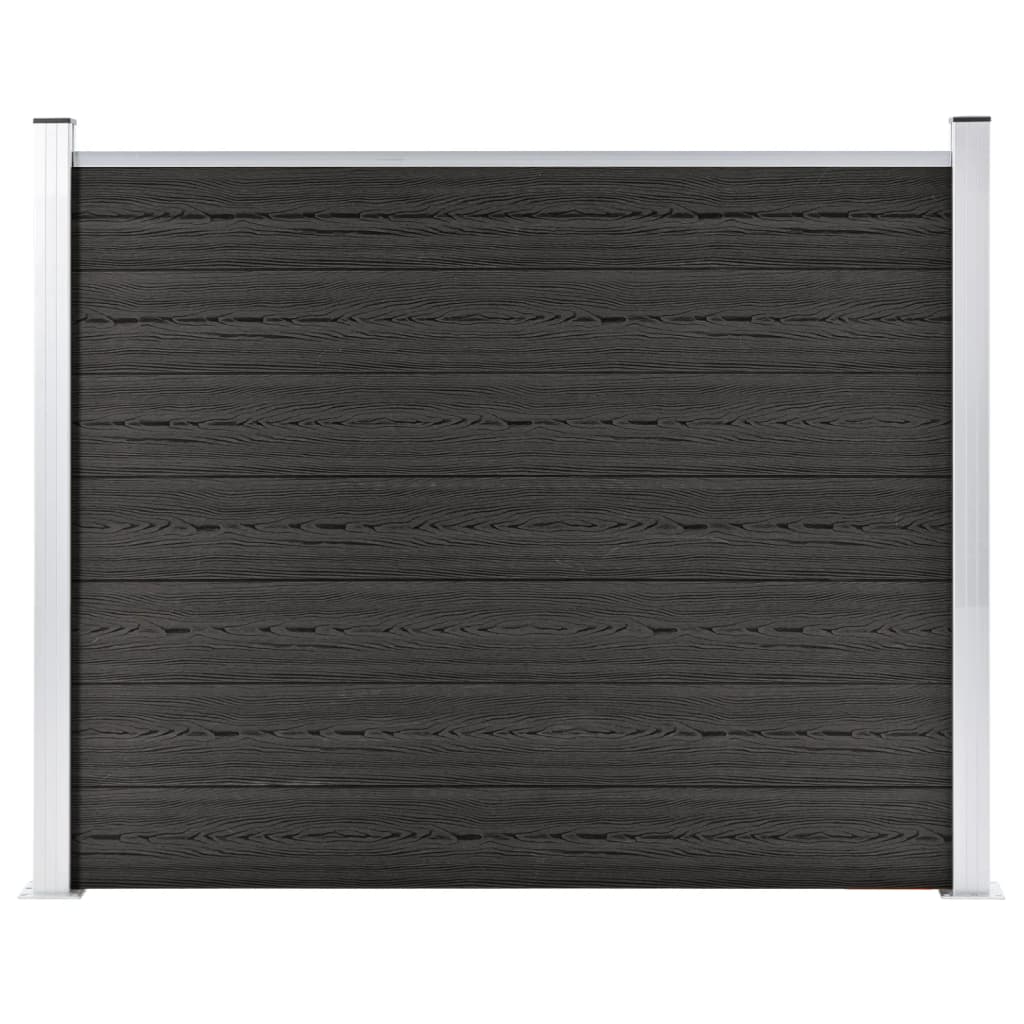 vidaXL Panou de gard, gri, 180x146 cm, WPC vidaXL Panou de gard, gri, 180x146 cm, WPC