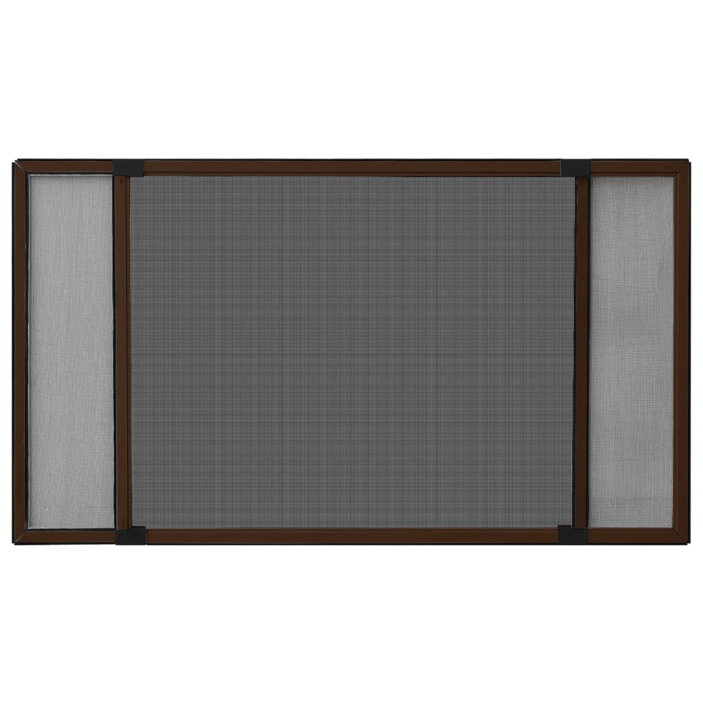 vidaXL Plasă insecte extensibilă pentru ferestre, maro, (75-143)x50 cm vidaXL Plasă insecte extensibilă pentru ferestre, maro, (75-143)x50 cm