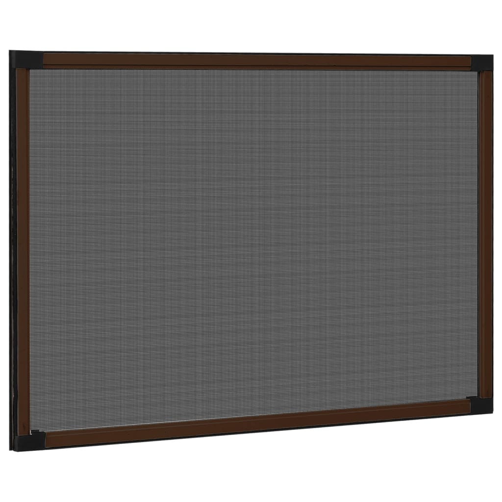 vidaXL Plasă insecte extensibilă pentru ferestre, maro, (75-143)x50 cm vidaXL Plasă insecte extensibilă pentru ferestre, maro, (75-143)x50 cm