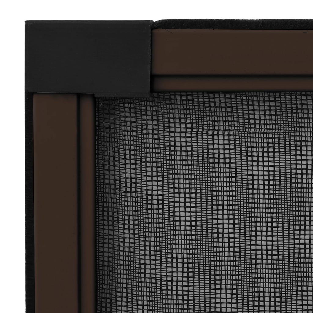 vidaXL Plasă insecte extensibilă pentru ferestre, maro, (75-143)x50 cm vidaXL Plasă insecte extensibilă pentru ferestre, maro, (75-143)x50 cm