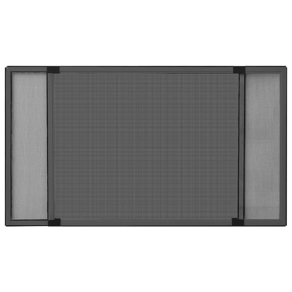 vidaXL Plasă insecte extensibilă ferestre, antracit, (75-143)x50 cm vidaXL Plasă insecte extensibilă ferestre, antracit, (75-143)x50 cm