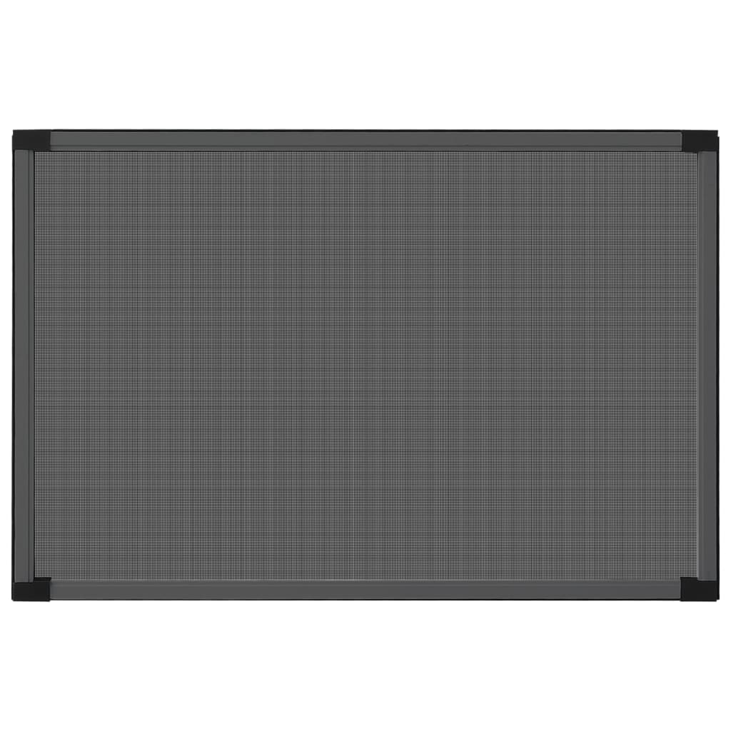 vidaXL Plasă insecte extensibilă ferestre, antracit, (75-143)x50 cm vidaXL Plasă insecte extensibilă ferestre, antracit, (75-143)x50 cm