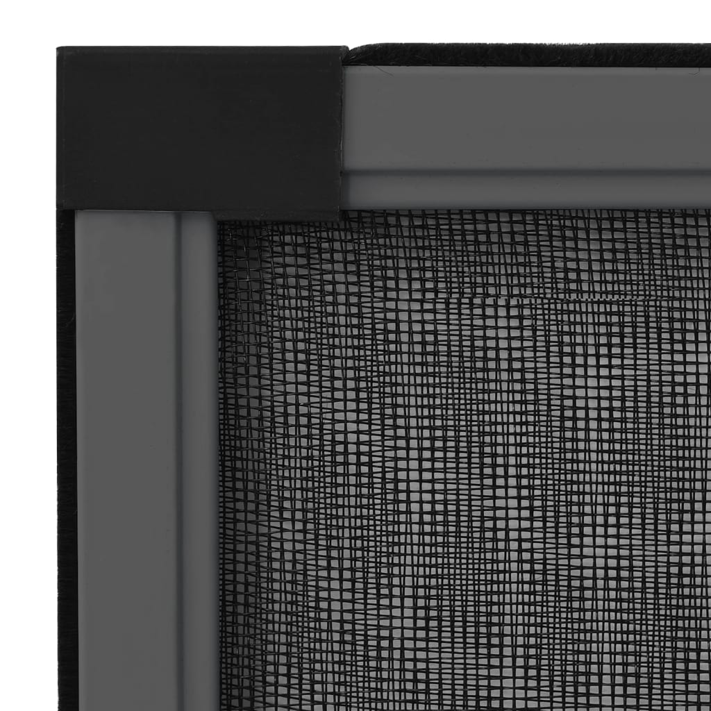 vidaXL Plasă insecte extensibilă ferestre, antracit, (75-143)x50 cm vidaXL Plasă insecte extensibilă ferestre, antracit, (75-143)x50 cm