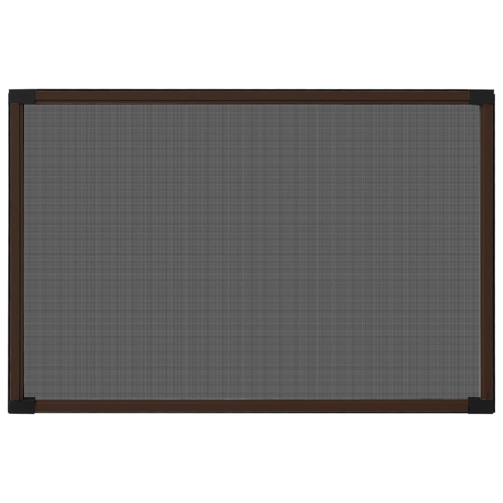 vidaXL Plasă insecte extensibilă pentru ferestre maro (100-193)x75 cm vidaXL Plasă insecte extensibilă pentru ferestre maro (100-193)x75 cm