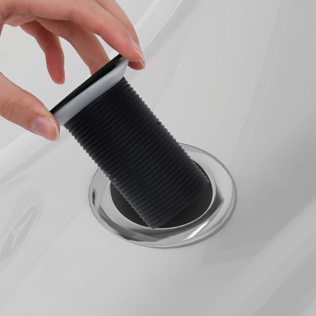vidaXL Ventil scurgere push, fără preaplin, negru 6,4x6,4x9,1 cm vidaXL Ventil scurgere push, fără preaplin, negru 6,4x6,4x9,1 cm