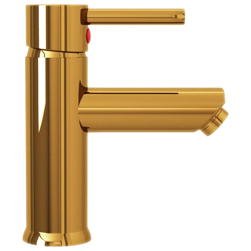 vidaXL Robinet chiuvetă de baie, auriu, 130x176 mm vidaXL Robinet chiuvetă de baie, auriu, 130x176 mm