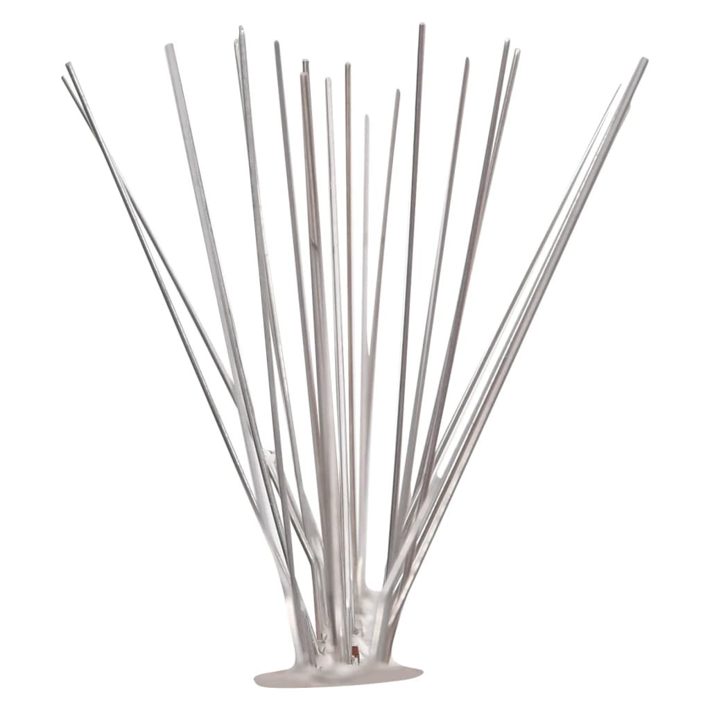 vidaXL Set bandă cu țepi antipăsări cu 5 rânduri, 20 buc., oțel, 10 m vidaXL Set bandă cu țepi antipăsări cu 5 rânduri, 20 buc., oțel, 10 m