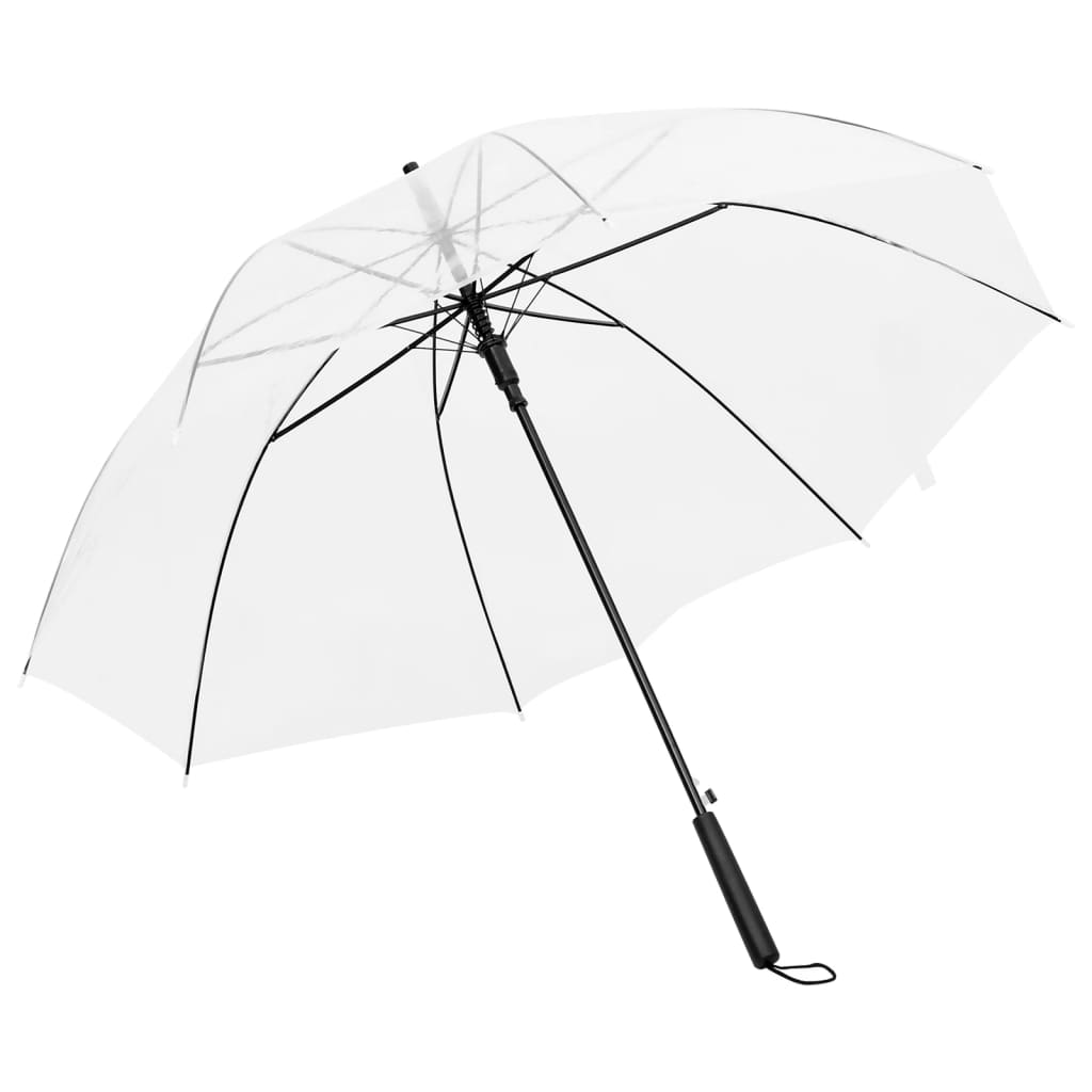 vidaXL Umbrelă, transparent, 100 cm vidaXL Umbrelă, transparent, 100 cm