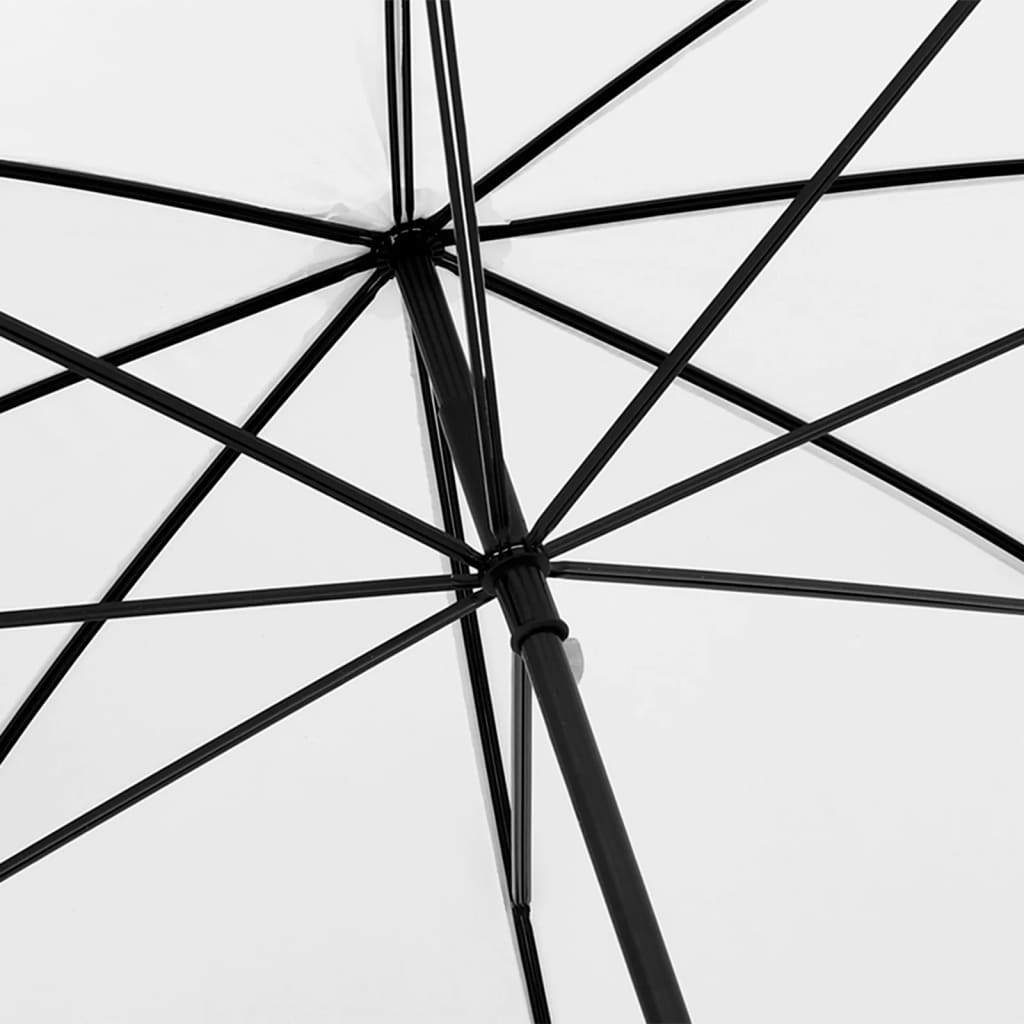 vidaXL Umbrelă, alb, 130 cm