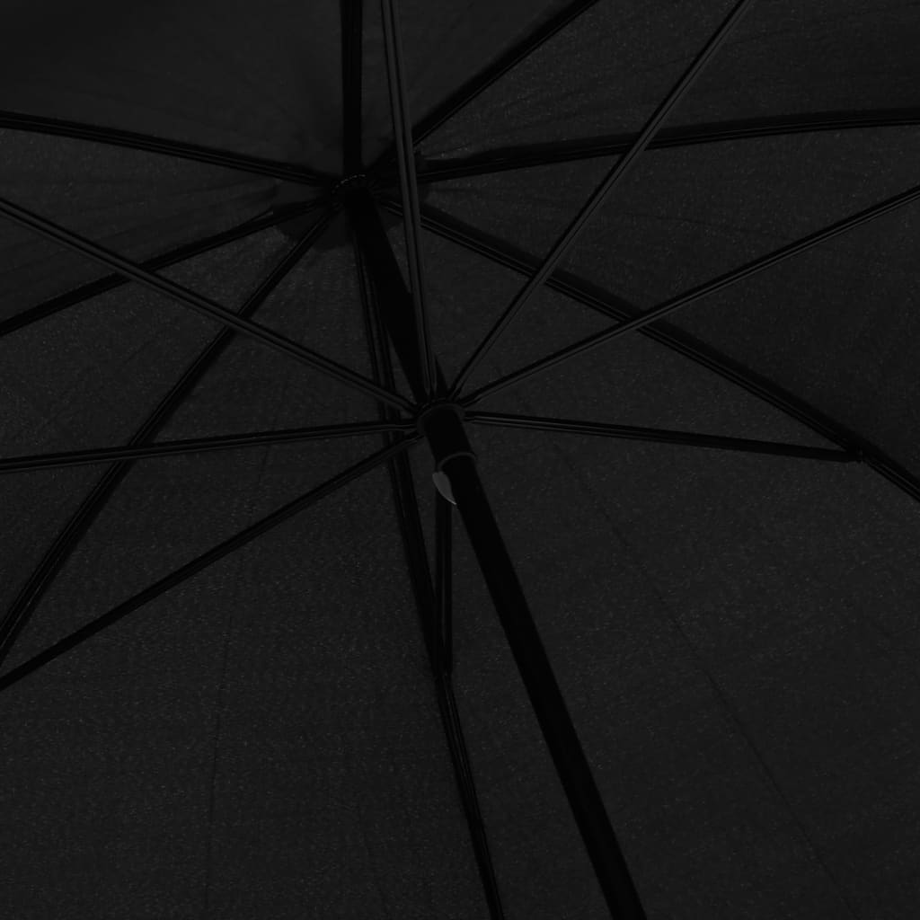 vidaXL Umbrelă, negru, 130 cm vidaXL Umbrelă, negru, 130 cm
