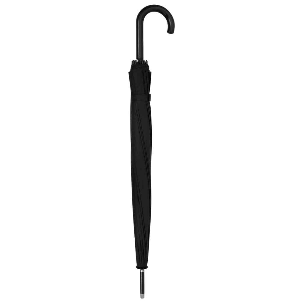 vidaXL Umbrelă automată, negru, 105 cm vidaXL Umbrelă automată, negru, 105 cm