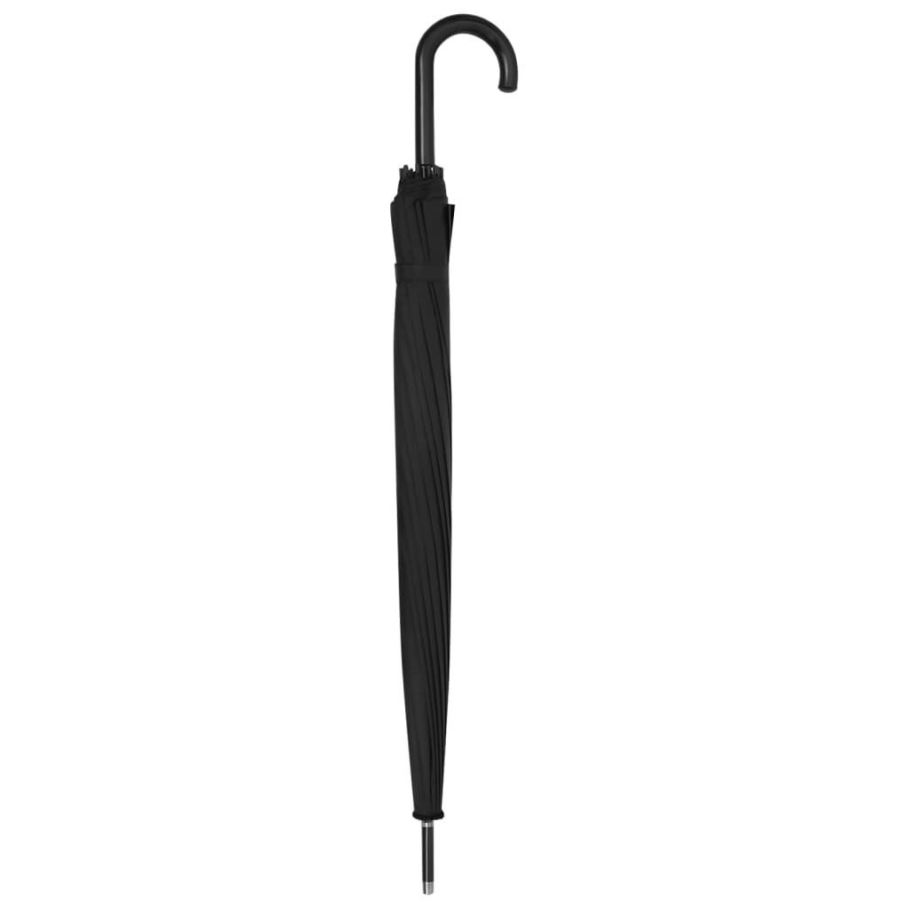 vidaXL Umbrelă automată, negru, 120 cm vidaXL Umbrelă automată, negru, 120 cm