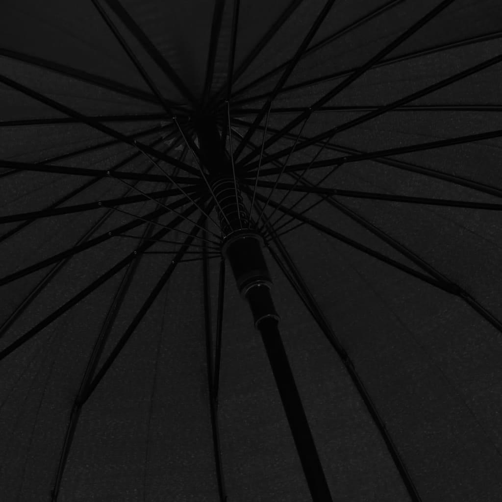 vidaXL Umbrelă automată, negru, 120 cm vidaXL Umbrelă automată, negru, 120 cm
