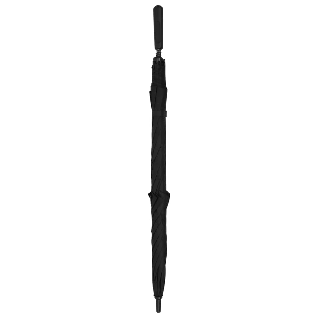 vidaXL Umbrelă, negru, 130 cm vidaXL Umbrelă, negru, 130 cm